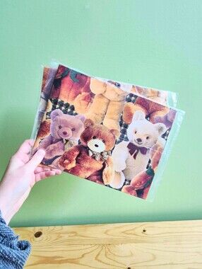 Vintage Teddy Bear Wrapping Paper